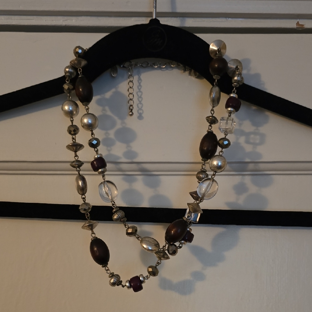 Lia Sophia Coffee Bean Necklace 9-12"